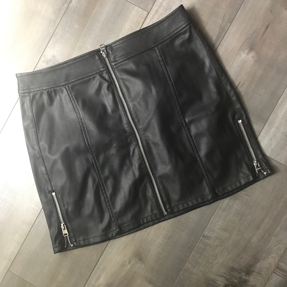 Express faux leather mini